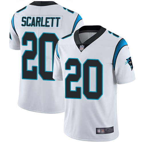 Carolina Panthers Limited White Youth Jordan Scarlett Road Jersey NFL Football #20 Vapor Untouchable->nfl t-shirts->Sports Accessory